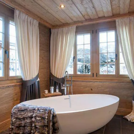 Chalet Grand Alpine Chalet 6 Bed, 6 Bath In Saanen Gstaad